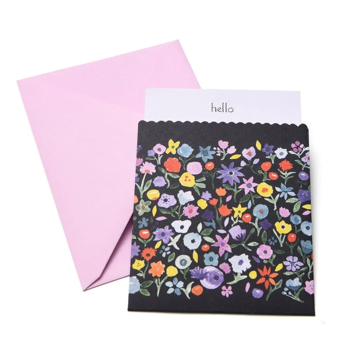 10 ct. - Dainty Floral Pocket Note Cards