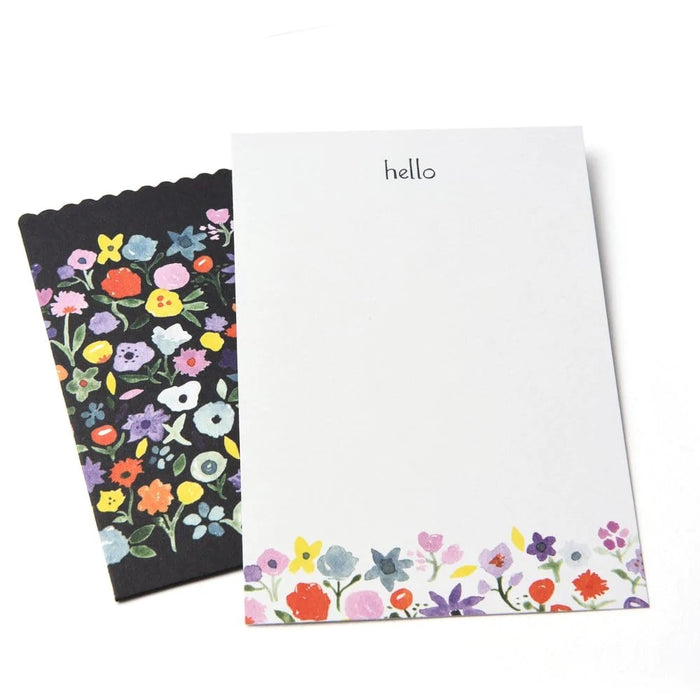 10 ct. - Dainty Floral Pocket Note Cards
