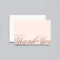 10 ct. Thank You Cards - Copper Foil Script