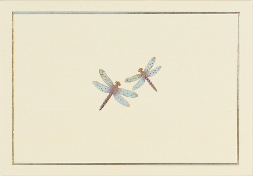 14 ct. Blue Dragonflies Note Cards