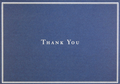 14 ct. Navy Blue Thank You Notes