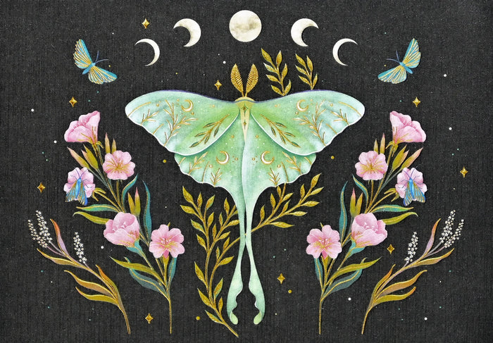 14 ct. Note Cards - Luna Moth Note Cards