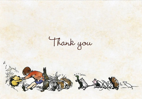 14 ct. Note Cards - Pooh Bear Thank You Notes