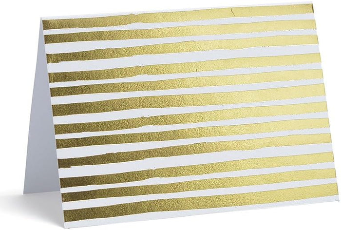 16 ct. Correspondence Set - Gold Foil Thank You Cards and Note Cards