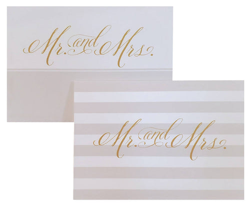 16 ct. Wedding Card Set - Mr. and Mrs.
