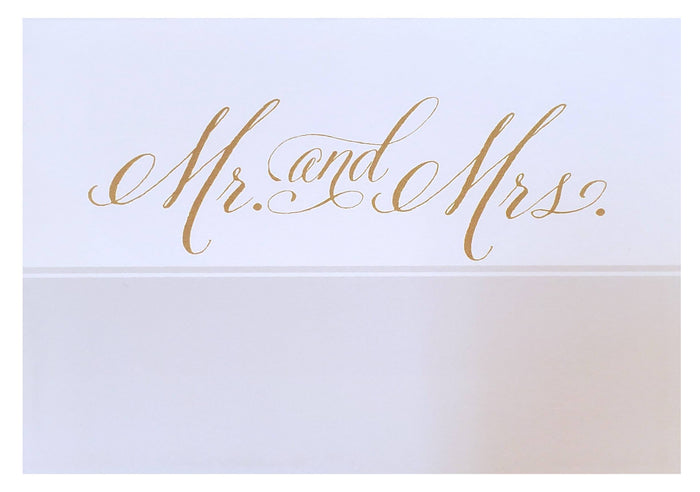 16 ct. Wedding Card Set - Mr. and Mrs.
