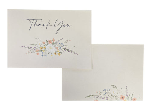 16 ct. Wildflower Flipover Thank You Cards