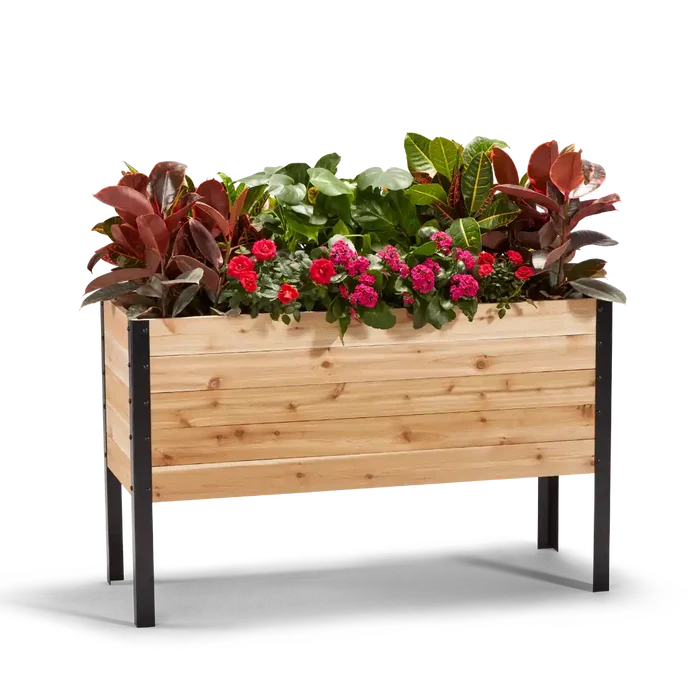 18″ x 48″ Deep Root Raised Garden Bed - 30″ TALL - Select Grade