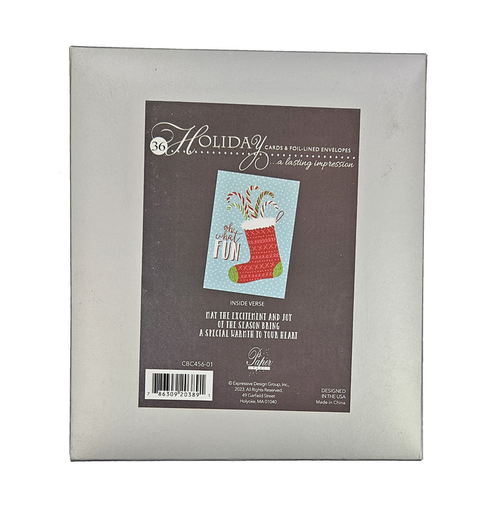 36ct - Value Pack Luxury Greetings Holiday Cards