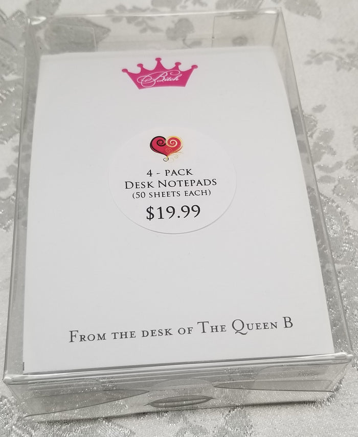 4-Pack Tear-Off Notepad Gift Sets (Multiple Design Options)