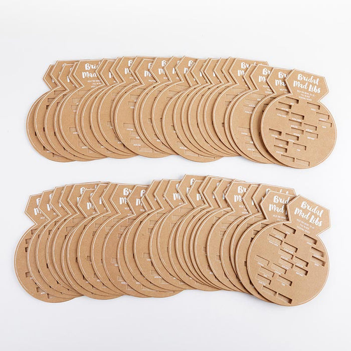 50 ct. Ring Bridal Shower Game Cards