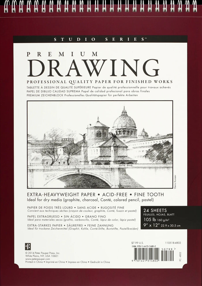 9" x 12" Premium Drawing Pad