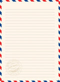 Airmail Letter-Perfect Stationery Box Set - 24 ct.