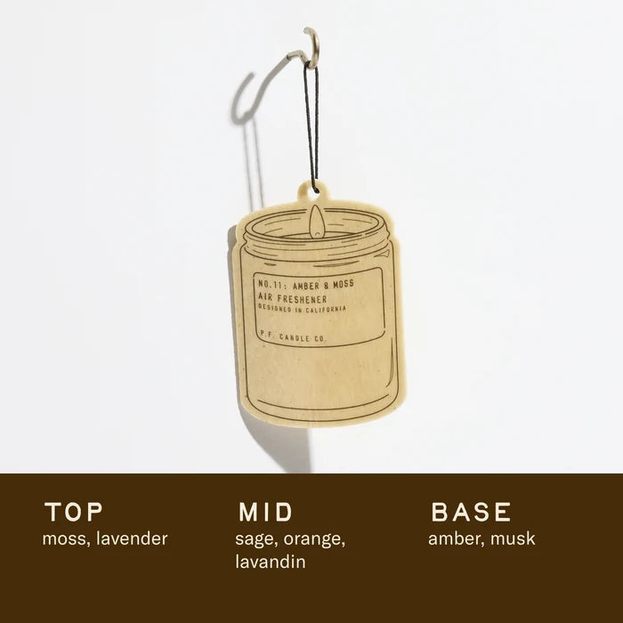 Amber + Moss Car Fragrance
