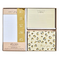 Animal Print Desk Tray Stationery Set