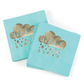 Aqua Baby Shower Napkins - 50 count