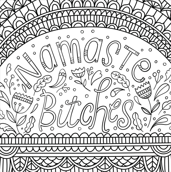 Artist's Coloring Book - Inner F***ing Peace