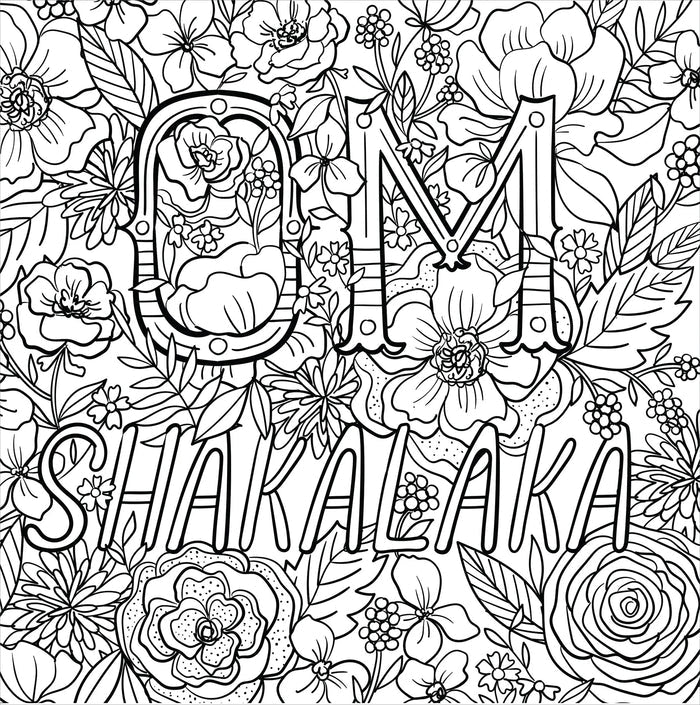 Artist's Coloring Book - Inner F***ing Peace