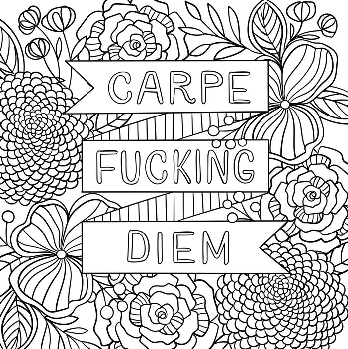 Artist's Coloring Book - Inner F***ing Peace