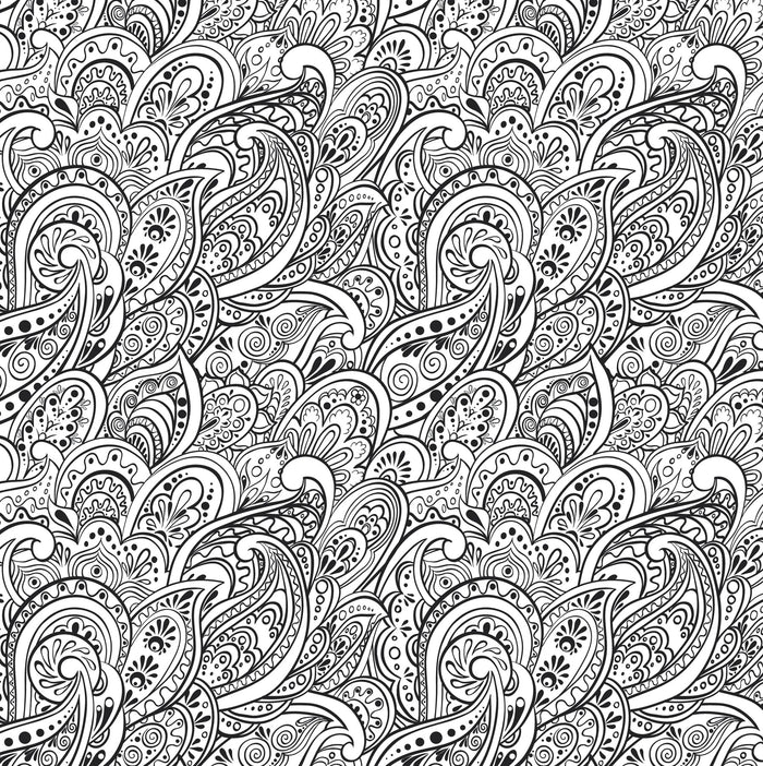 Artist's Coloring Book - Peaceful Paisleys
