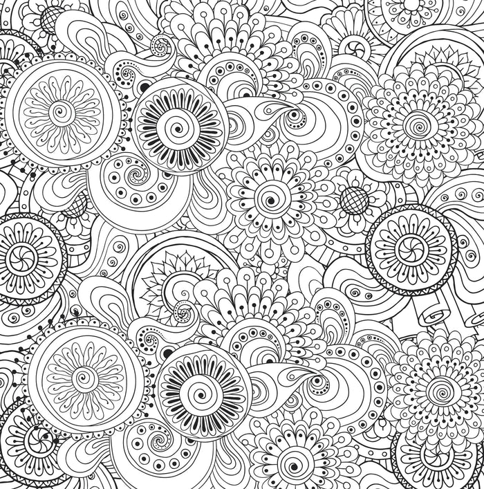 Artist's Coloring Book - Peaceful Paisleys