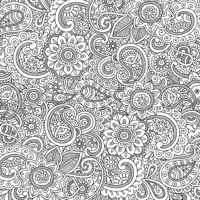 Artist's Coloring Book - Peaceful Paisleys