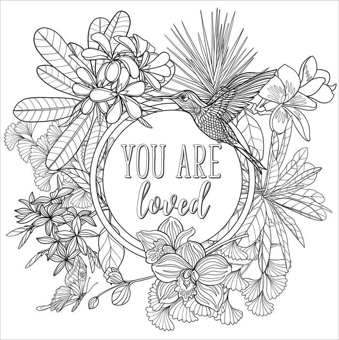 Artist's Coloring Book - Self Care