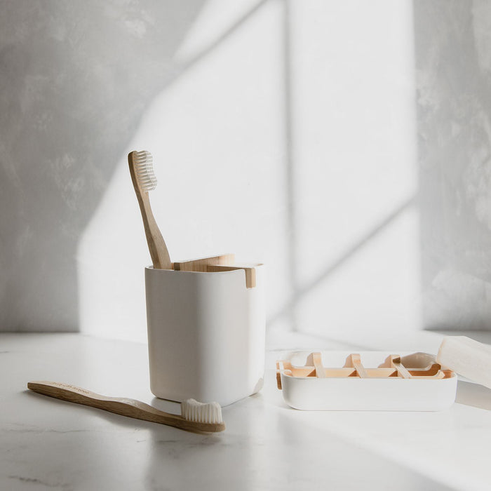 Zero Waste Store Plastic Free Soap Dish - Zero Waste Soap Dish, Bamboo & Corn Starch, Compostable