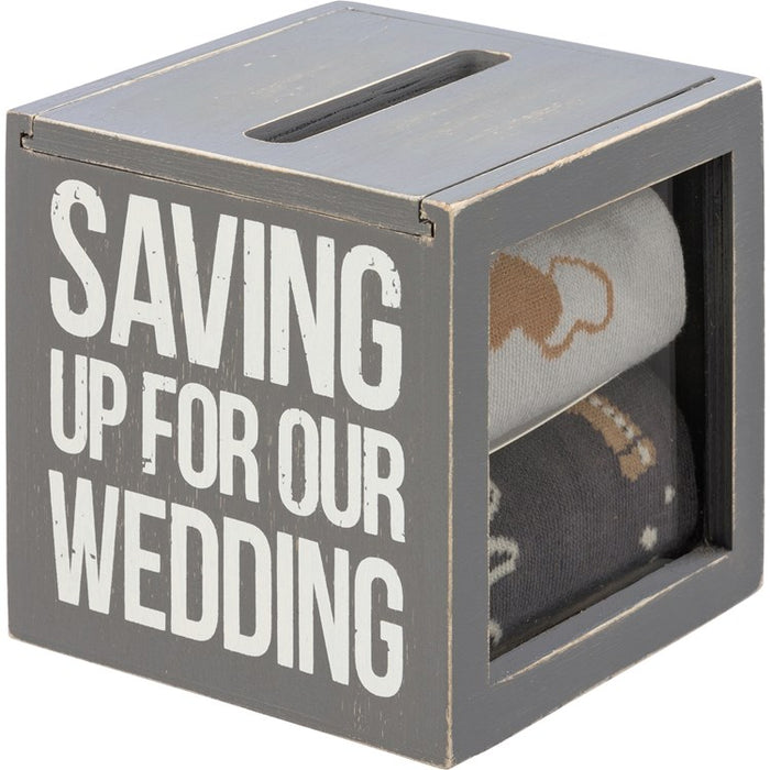 Bank and Sock Set - Saving Up For Our Wedding