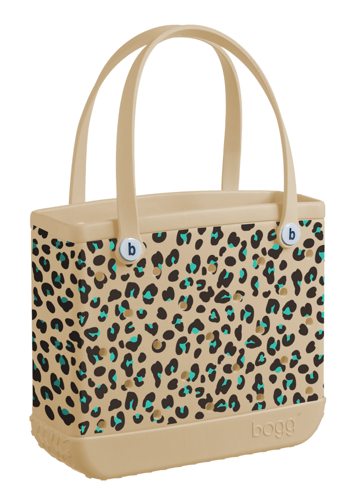 BB Teal Leopard Bogg, Small