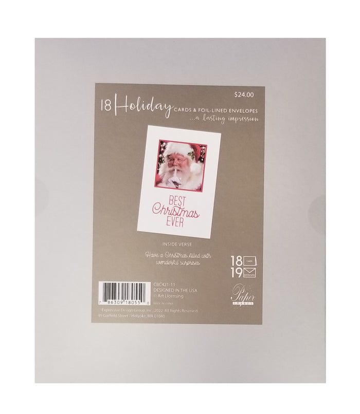 Best Christmas Ever - Luxury Boxed Holiday Cards - 18ct.