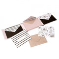 Black and White Floral Notecard Set