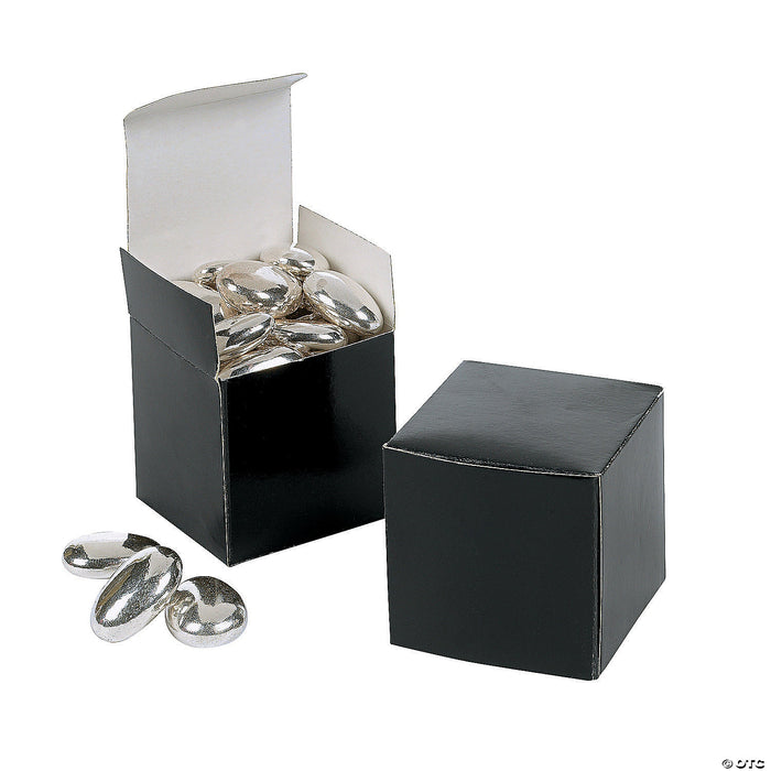 Black Square Favor Boxes Value Pack - 100 ct.