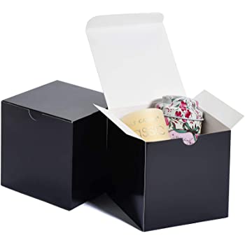 Black Square Favor Boxes Value Pack - 100 ct.