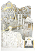 Blank Inside Greeting Card  - Laser Cut American Monuments