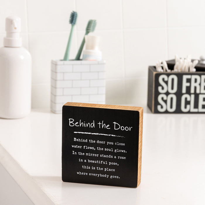 Block Sign - Behind The Door