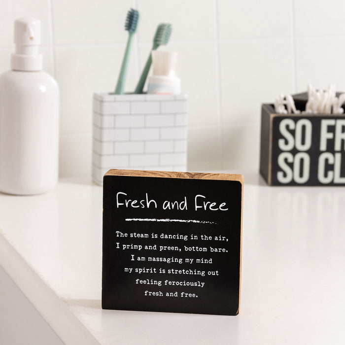 Block Sign - Fresh And Free