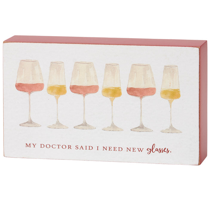 Block Sign - New Glasses