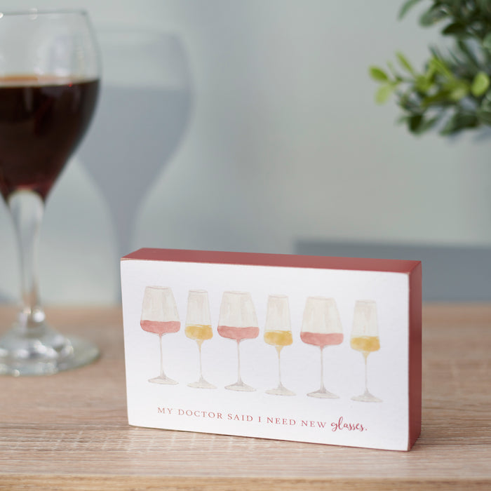 Block Sign - New Glasses