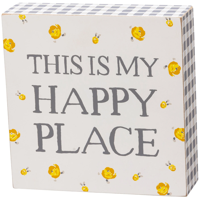 Block Sign - This Is My Happy Place