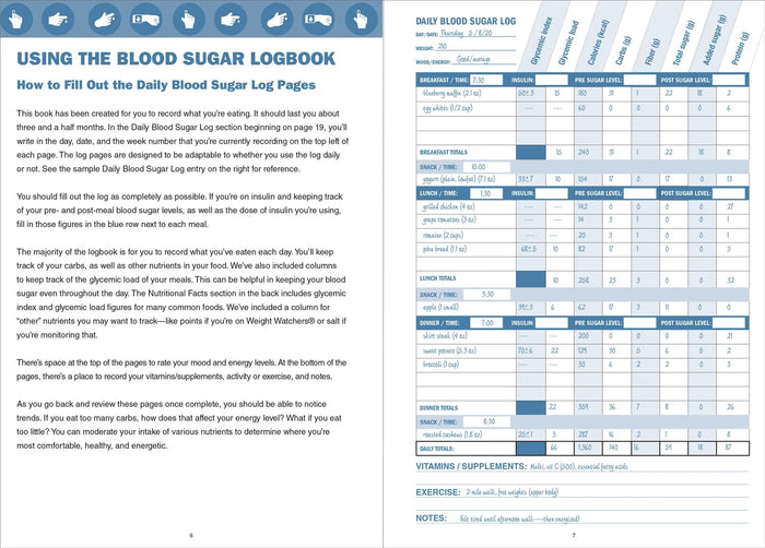 Blood Sugar Logbook