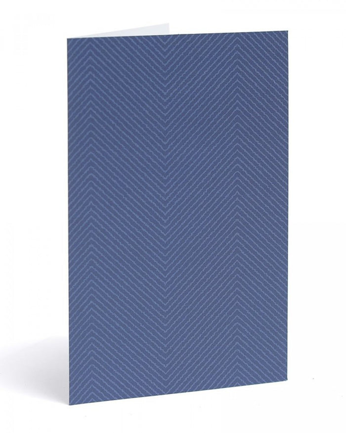 Blue Chevron Note Cards