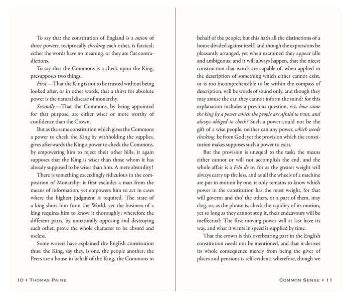 Book - Common Sense