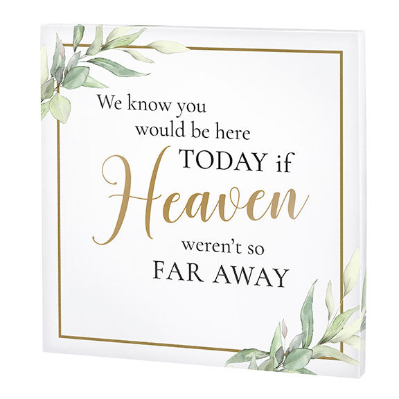 Botanical In Memory Canvas
