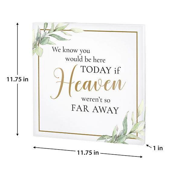 Botanical In Memory Canvas