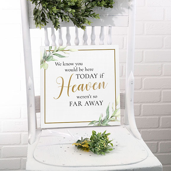 Botanical In Memory Canvas