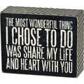 Box Sign - Share My Life