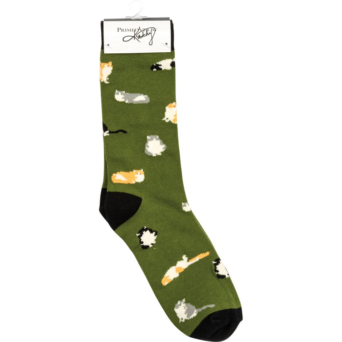 Box Sign and Sock Set - One Cat Away