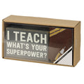 Box Sign & Sock Gift Set - I Teach