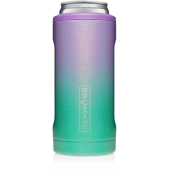 Brumate Hopsulator Slim Can - Glitter Mermaid